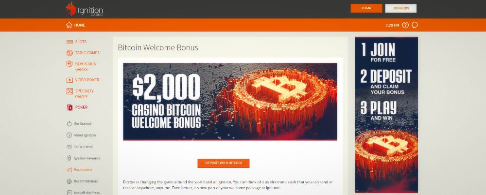 ignition casino bonus code for existing player