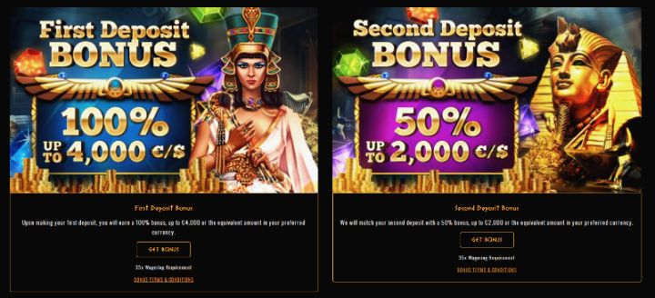 cleopatra casino bonuses